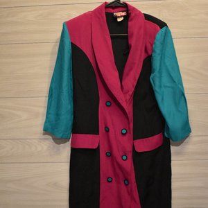 Dawn Joy Fashions 9-10 Neon Vintage Dress